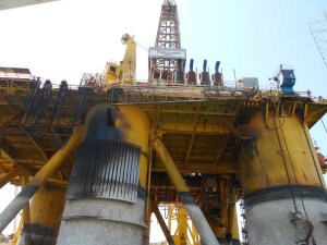 Instalación portuaria en astilleros de La Valetta.