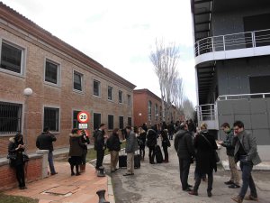 Entrada dels aspirants.